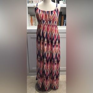Alison Brittney Hot Pink & White Maxi –  Vibrant & Comfy D293